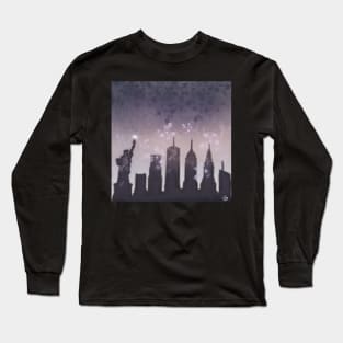 NewYork in Lilac Long Sleeve T-Shirt